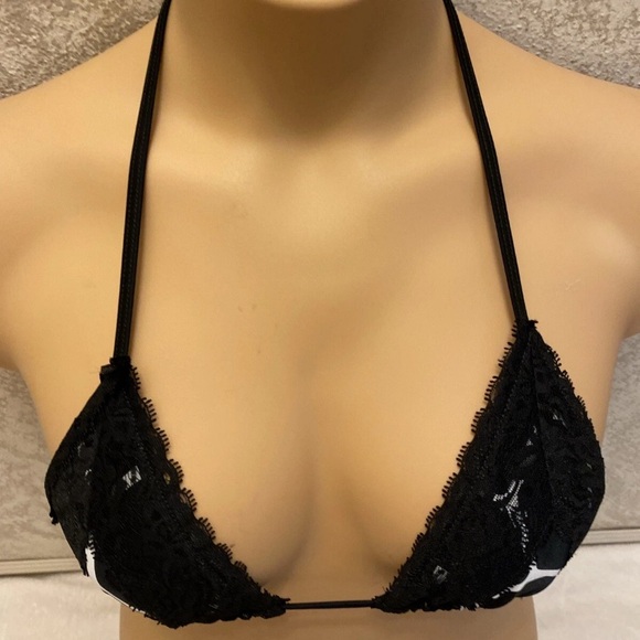 Dippin' Daisy's Black and White Lace Bikini Set - Picture 7 of 16